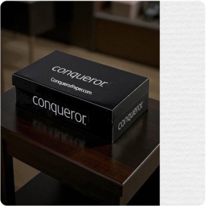 ENVELOPES - Laid.01250, Conqueror, WINDOW=No, TYPE=Wallet, TINT=DiamondWhite, DL-110x220mm, QUANTITY=500 